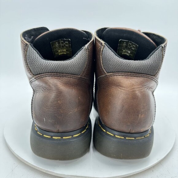 Dr. Martens Men Size 10 8A07 Brown Leather Oiled Resistant Low Ankle Boot - Picture 9 of 11
